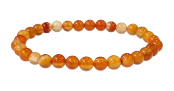 Pulsera de Cornalina A cuentas 6mm