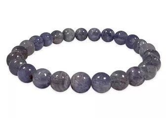 Pulsera Cordierita Lolite AA cuentas 6-7mm