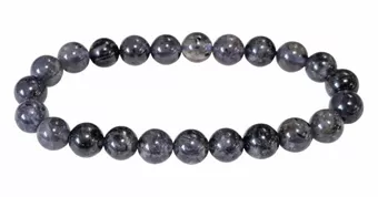 Pulsera Cordierita Lolite A perlas 8mm