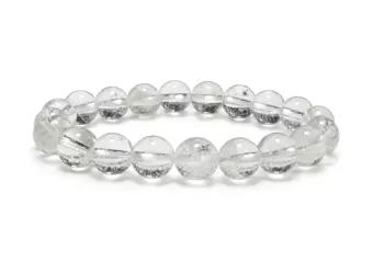 Pulsera de Cristal de Roca AB cuentas 10mm