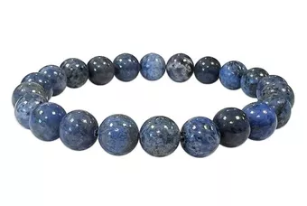 Pulsera de dumortierita cuentas A 8.5mm