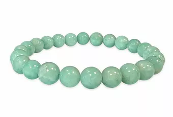 Pulsera de Smeraldo AAAA 7.5-8.5mm perlas