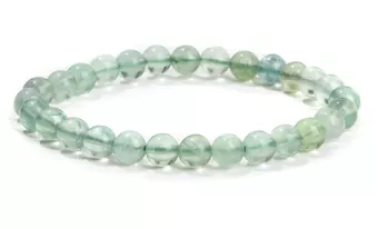Pulsera de Fluorita Verde A cuentas 6mm