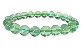 Pulsera de Fluorita Verde AAA cuentas 8-9mm