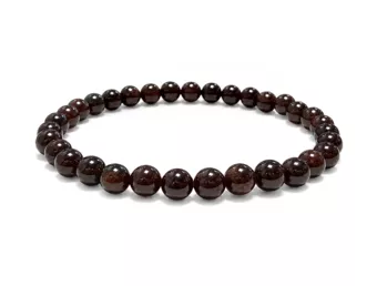 Pulsera Granate Rojo cuentas 6mm