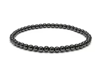 Pulsera de Hematita A cuentas de 4mm