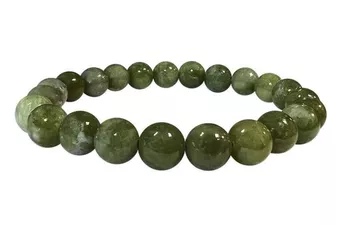 Pulsera de Jade Nefrita A con Cuentas de 8mm