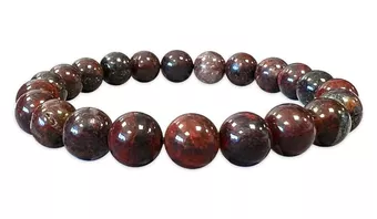 Pulsera de jaspe breschia de 8-9 mm
