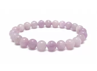 Pulsera de Kunzita AA Cuentas de 7-8 mm