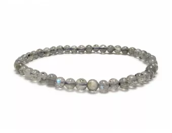 Pulsera de Labradorita A con Cuentas de 4-5mm