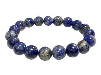 Pulsera de Lapislázuli AB cuentas de 10mm