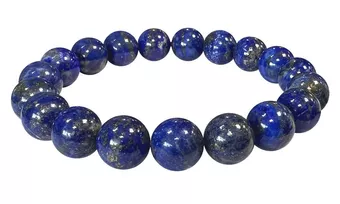 Pulsera de Lapislázuli A cuentas 10mm