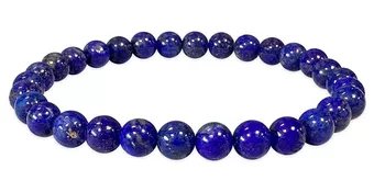 Pulsera de Lapislázuli AAA cuentas 6.5-7.5mm