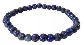 Pulsera de lapislázuli cuentas 6mm