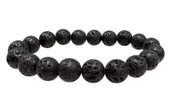 Pulsera de Piedra de Lava AB cuentas 10mm