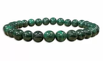 Pulsera de Malaquita de perlas 6.5-7.5mm