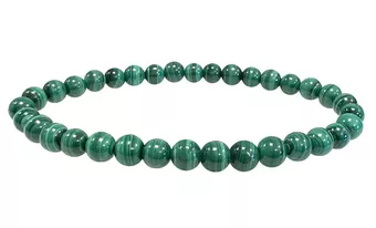 Pulsera de Malaquita Clara AAA cuentas 6-7mm