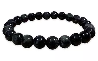 Pulsera de Obsidiana Ojo Celeste Rainbow A cuentas de 7-8mm