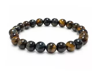 Pulsera Ojo de Halcón A Bolas 8-9 mm