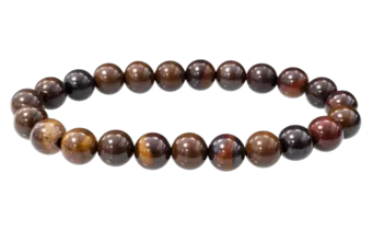 Pulsera Ojo de Hierro AA cuentas de 8-9mm