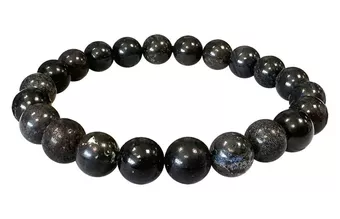 Pulsera de Ópalo Negro AB cuentas 8-9mm