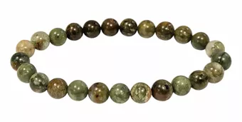 Pulsera de Ópalo Verde A cuentas 8mm