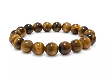 Pulsera de Ojo de Tigre A cuentas de 10mm