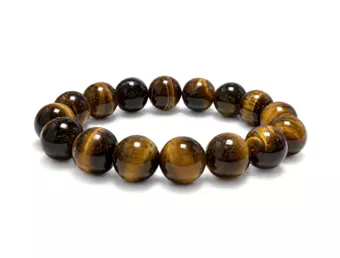 Pulsera de Ojo de Tigre A cuentas de 12mm