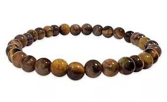 Pulsera de Ojo de Tigre AB Cuentas de 6 mm