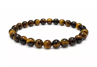 Pulsera de Ojo de Tigre AA Cuentas de 6 mm
