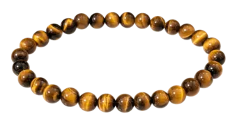Pulsera de Ojo de Tigre AAA cuentas de 6mm