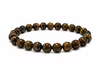 Pulsera de Ojo de Tigre AB Cuentas de 8 mm