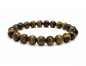 Pulsera de Ojo de Tigre A Cuentas de 8 mm
