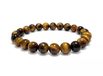 Pulsera de Ojo de Tigre AA Cuentas de 8 mm