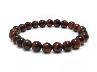 Pulsera Ojo de Toro A+ Cuentas 8 mm