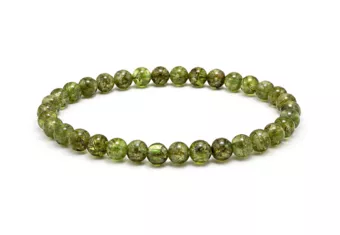 Pulsera de Peridoto A Cuentas de 5-6 mm