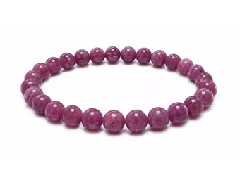 Pulsera de Rubí AAAA perlas 5-6mm