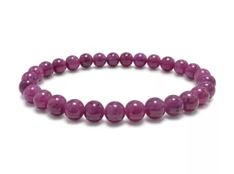 Pulsera de Rubí AAAA perlas 5-6mm