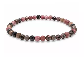 Pulsera de Rodonita A cuentas 4mm