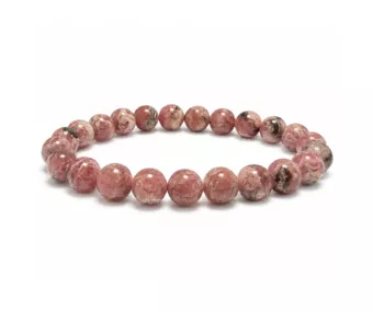 Pulsera de Rodocrosita Argentina AA cuentas 7.5-8.5mm