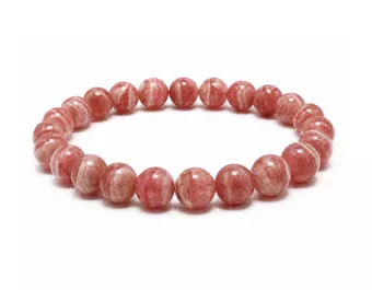 Pulsera de Rodocrosita Argentina AAAA cuentas 7.5-8.5mm