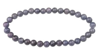 Pulsera de Zafiro Azul AA cuentas 5.5mm