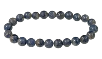 Pulsera de Zafiro Azul AAA cuentas 7-8mm