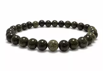 Pulsera de Serpentina de Perú AB cuentas de 6-7mm