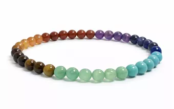 Pulsera 7 Chakras A con Cuentas de 4mm