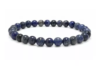 Pulsera de Sodalita A Perlas 6-7 mm
