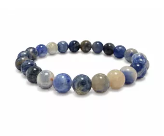 Pulsera de Sodalita AB con Cuentas de 8mm