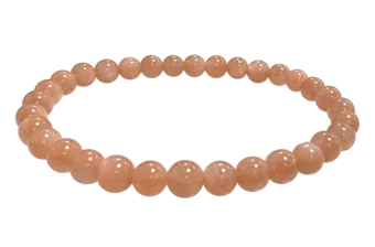 Pulsera de piedra solar con cuentas A de 5-6 mm