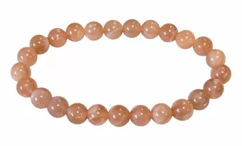 Pulsera de piedras de sol cuentas 8-9mm