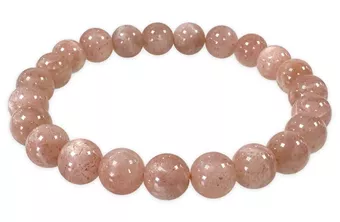Pulsera de Piedra del Sol AA cuentas 7.5-8.5mm